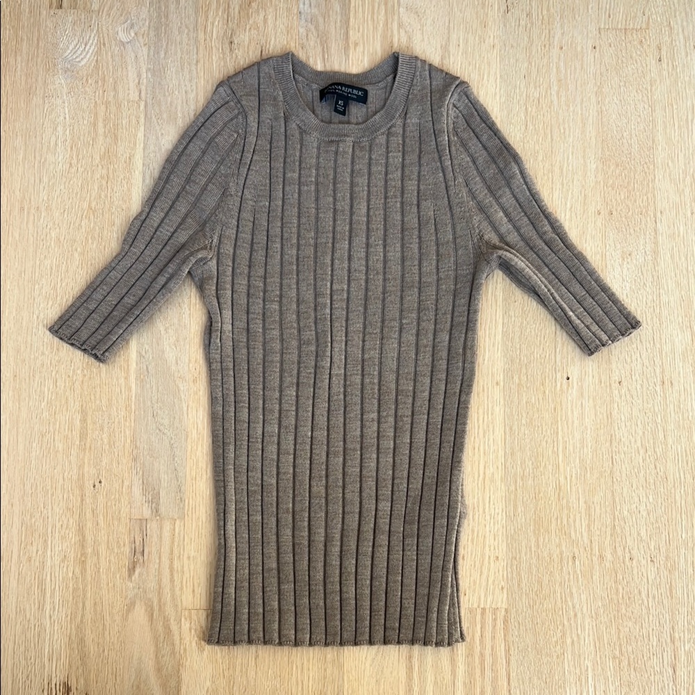 Banana Republic Merino Wool Ribbed Sweater